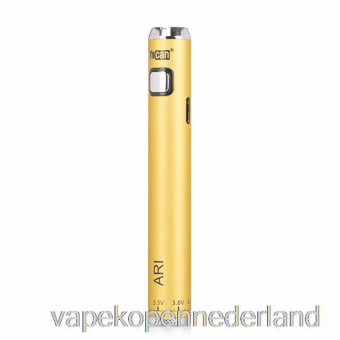 Elektronische Sigaret Vape Yocan Ari 650mah Batterij Goud